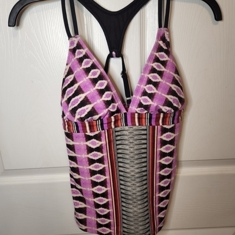 Athleta tankini top Size Small Bright Colors - Picture 2 of 7